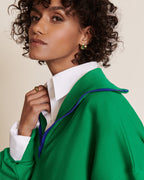 Le Sweat Sunny En Coton Bio Et Col Zippé - Vert