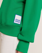 Le Sweat Sunny En Coton Bio Et Col Zippé - Vert