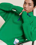 Le Sweat Sunny En Coton Bio Et Col Zippé - Vert