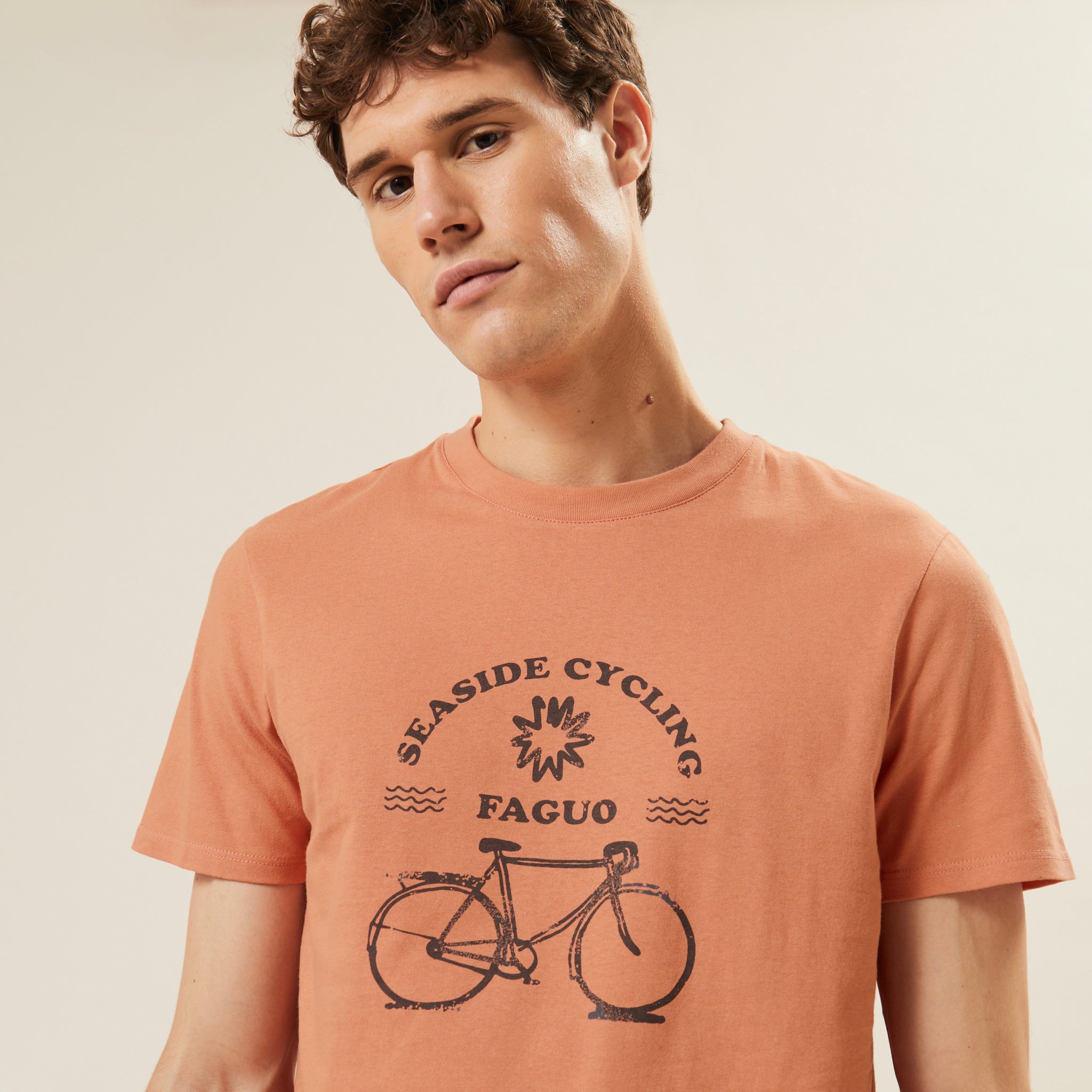 T-Shirt Mc - Arcy - Orange - Homme
