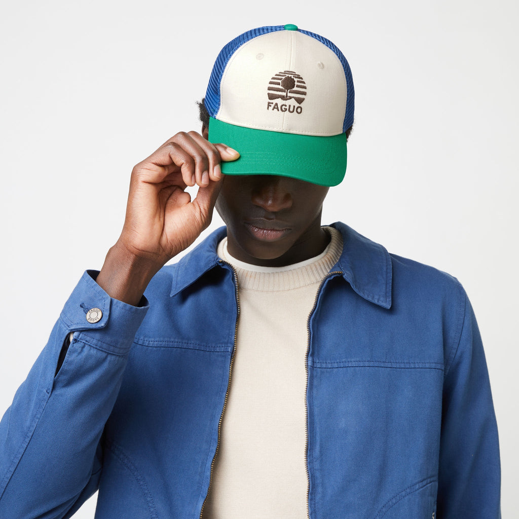 Casquette Vert & Bleu Marine Trucker Cap - Homme