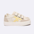 Tennis Basses Beiges Walnut P. Velcro - Femme