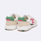Running Blanches, Vertes & Roses Olive - Femme