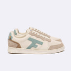 Baskets Basses Écrues & Bleu Clair Hazel - Homme