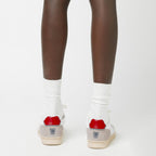 Baskets Basses Blanches & Rouges Commute 1 - Homme