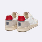Baskets Basses Blanches & Rouges Commute 1 - Homme