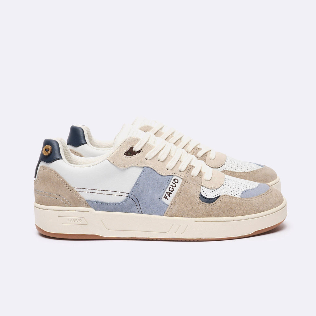 Baskets Basses Blanches & Bleues Ceiba - Homme