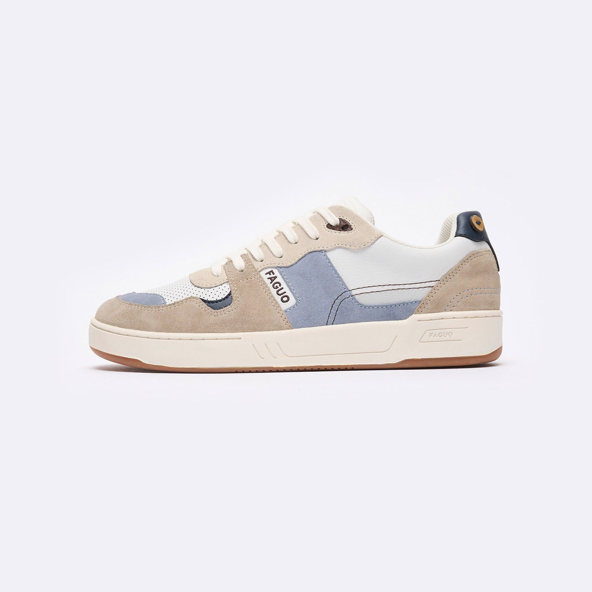 Baskets Basses Blanches & Bleues Ceiba - Homme