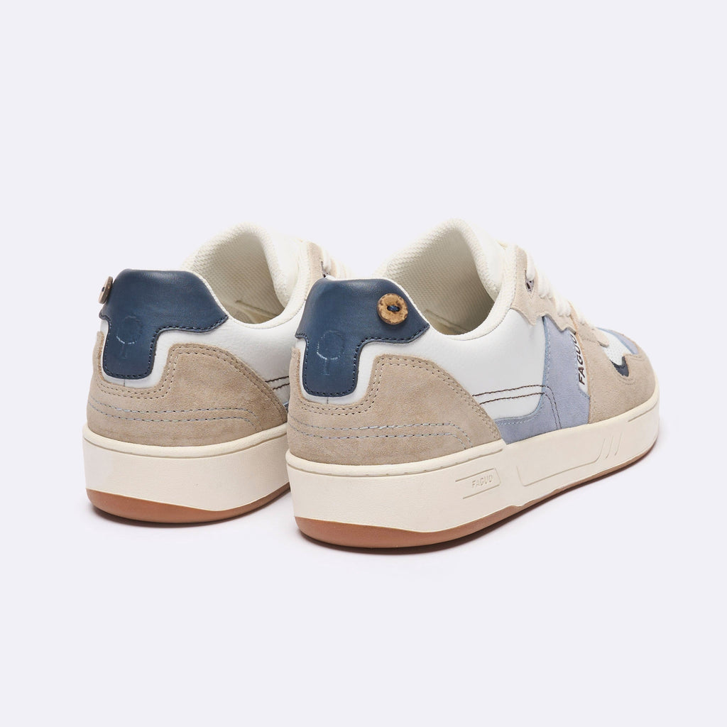 Baskets Basses Blanches & Bleues Ceiba - Homme