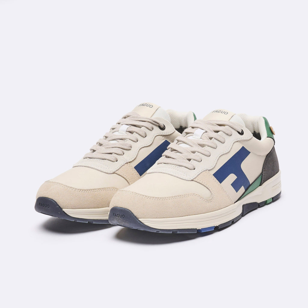 Running Blanches & Vertes Olive - Homme