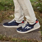 Baskets Basses Bleues & Grises Palmer - Homme