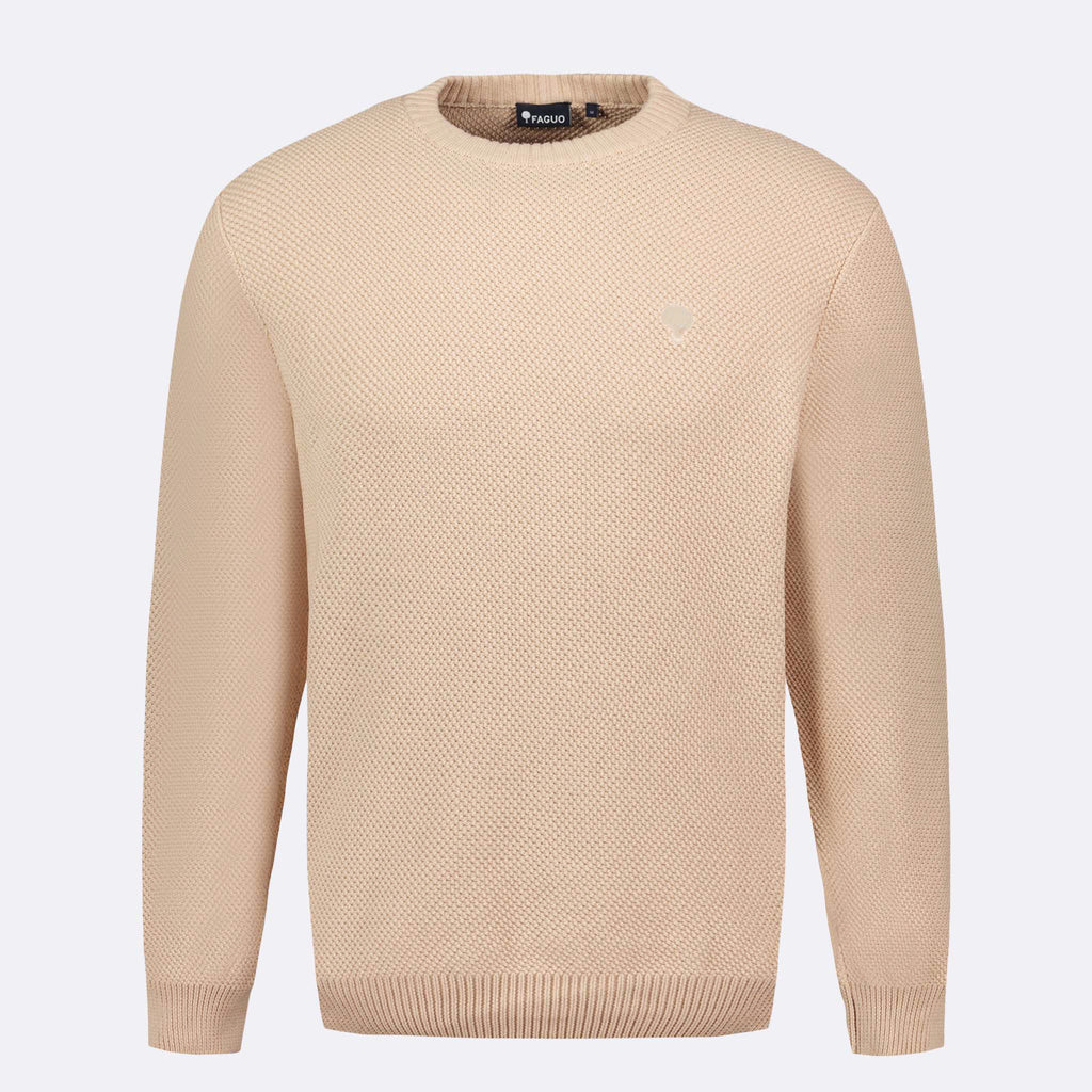Pull Beige Foncé Opale - Homme