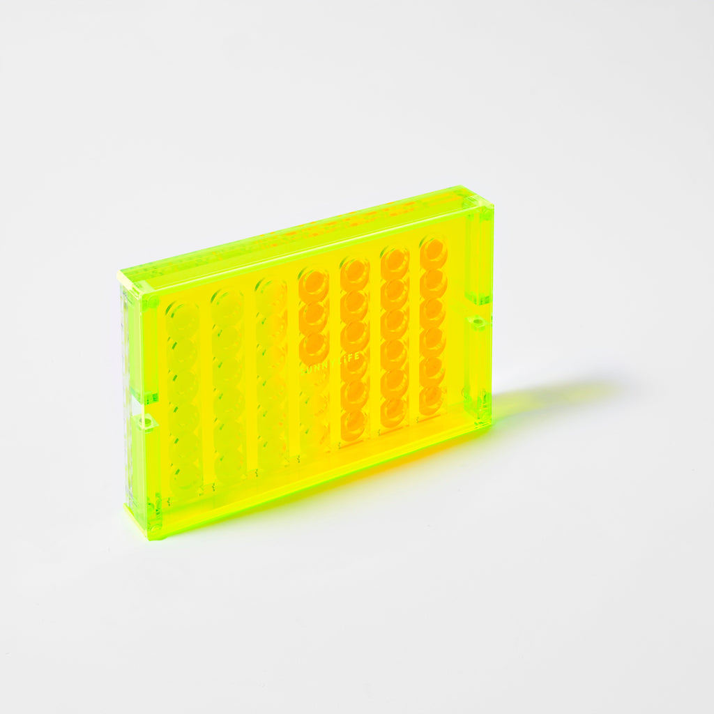 Jeu Mini 4 En 1 Crystal Lucite - Jaune Et Orange