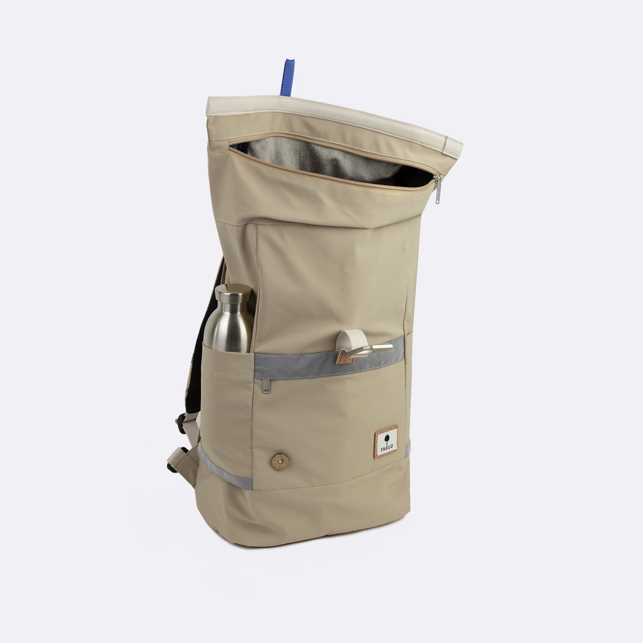 Sac A Dos Beige Cycling Medium - Mixte