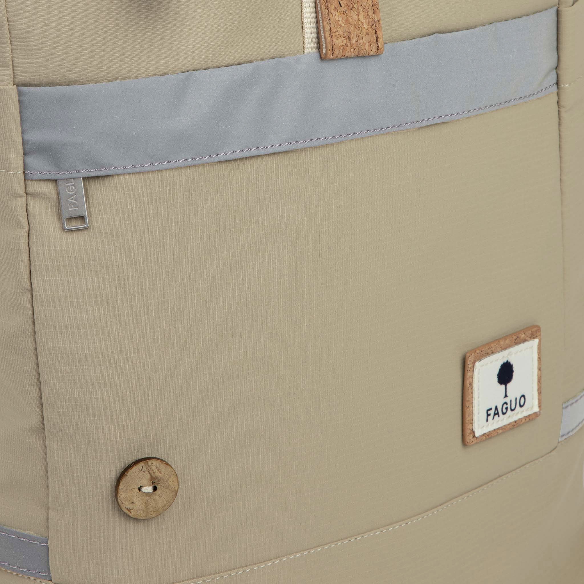 Sac A Dos Beige Cycling Medium - Mixte