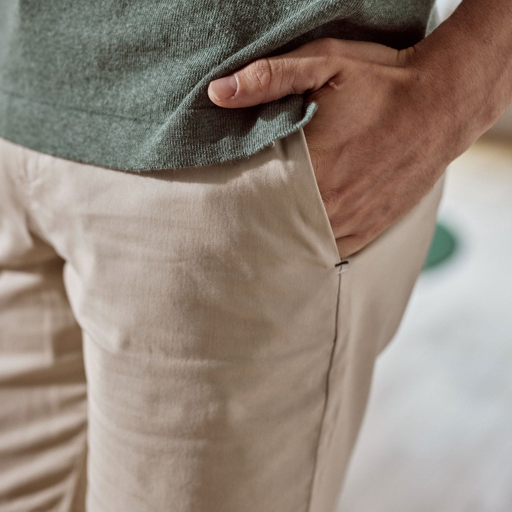 Short Chino Sable Saulieu Regular - Homme