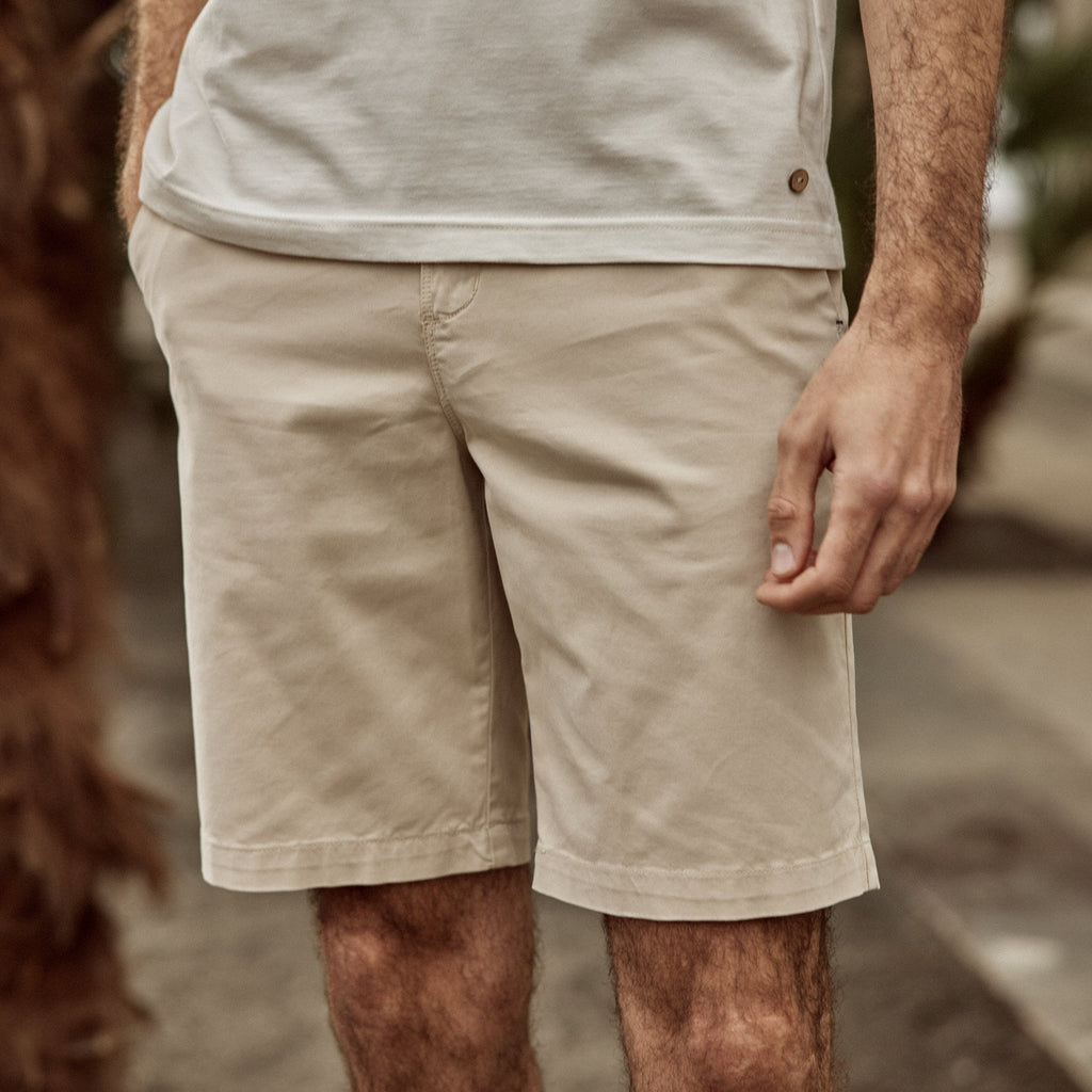 Short Chino Sable Saulieu Regular - Homme