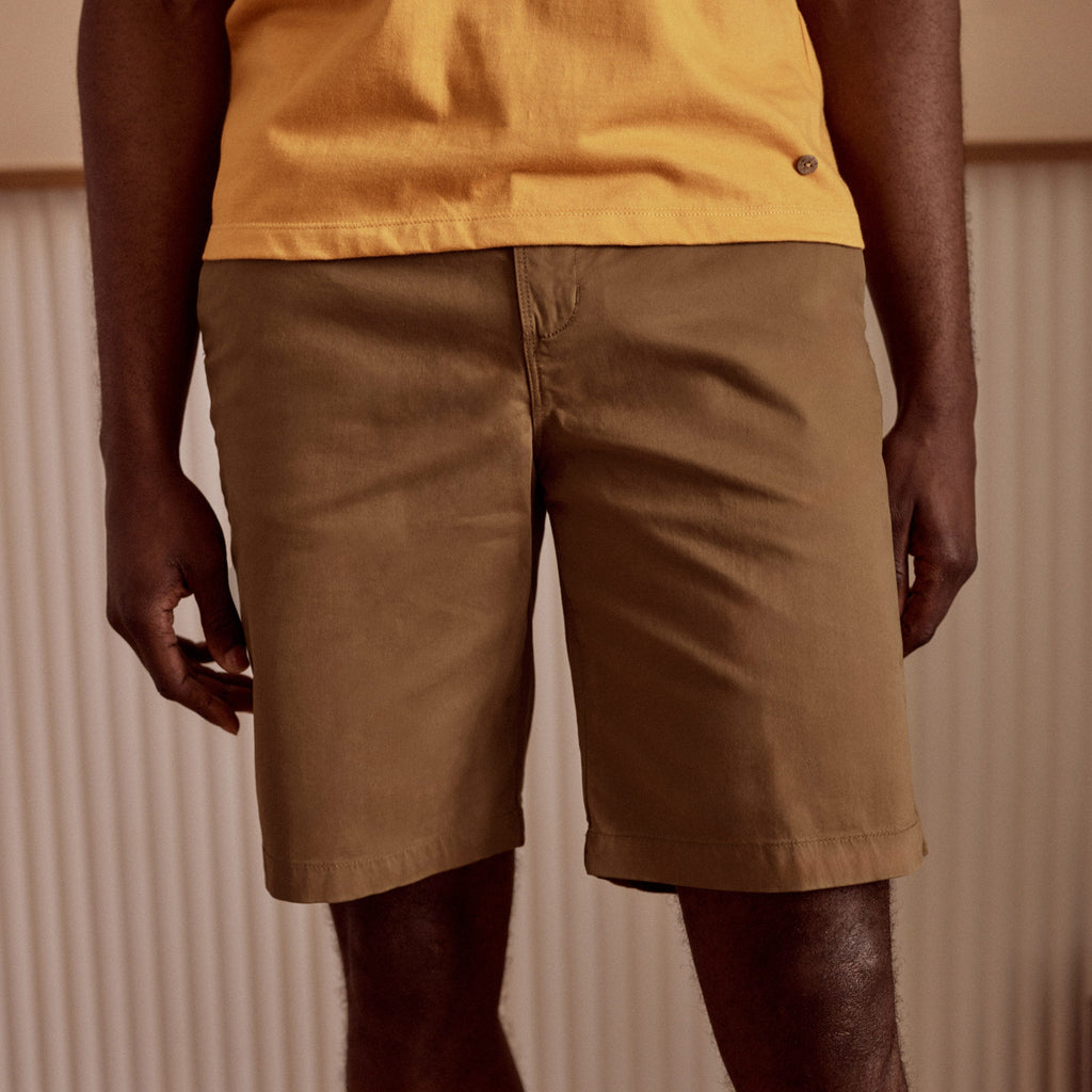 Short Chino Camel Saulieu Regular - Homme