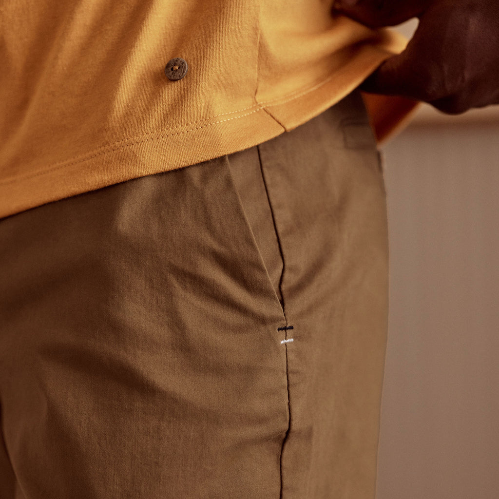Short Chino Camel Saulieu Regular - Homme