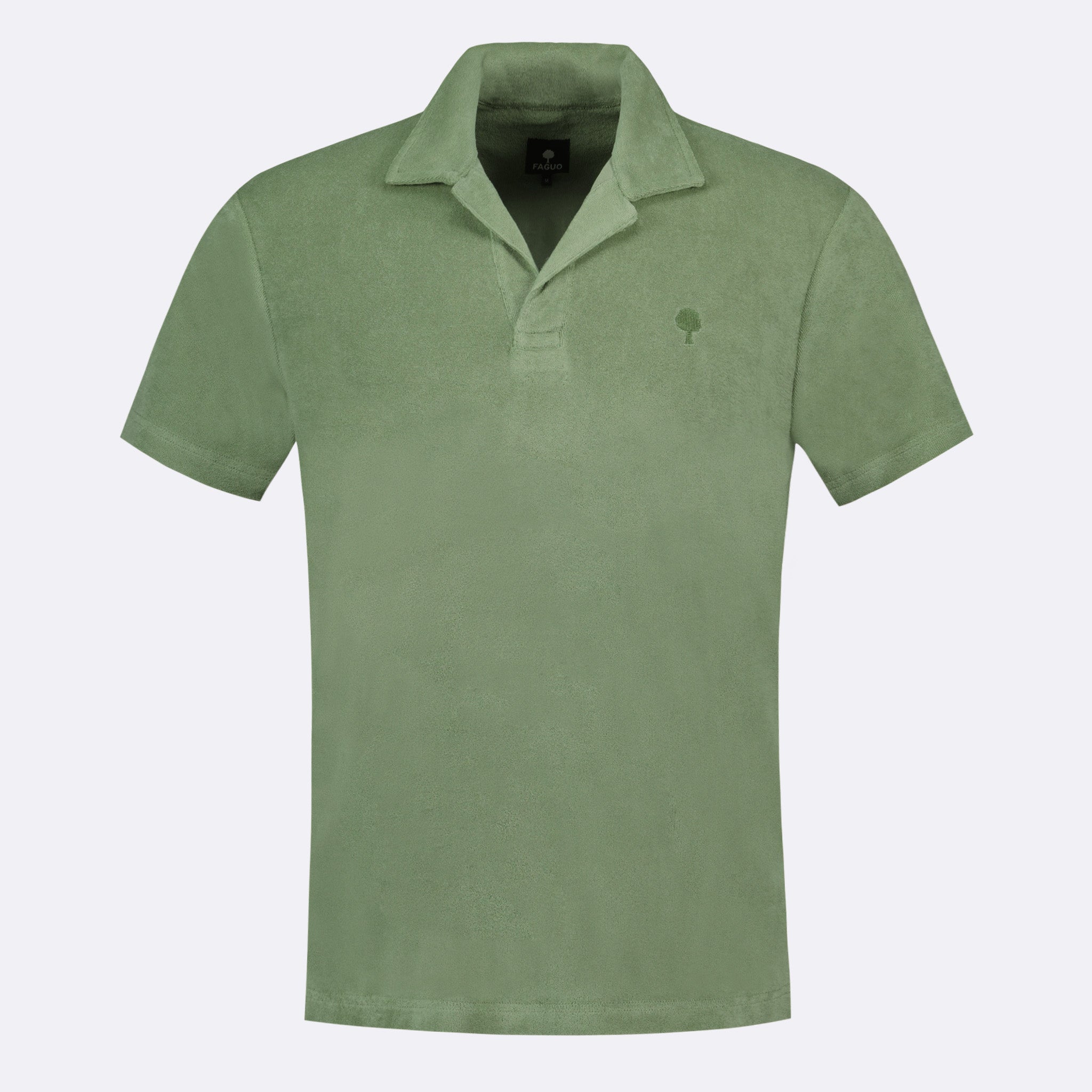 Polo Vert Olive Zonza - Homme