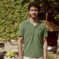 Polo Vert Olive Zonza - Homme