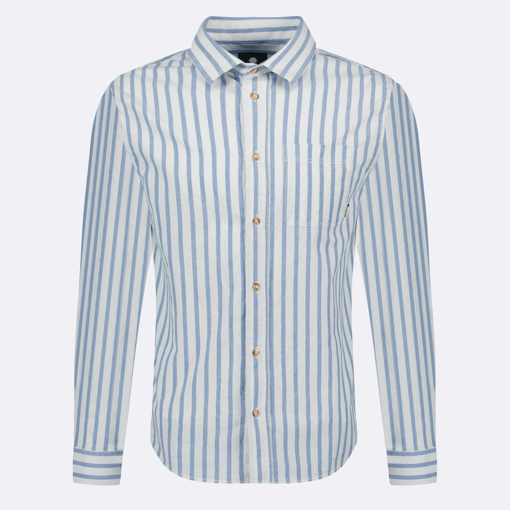 Chemise Écrue & Bleu Signy - Homme