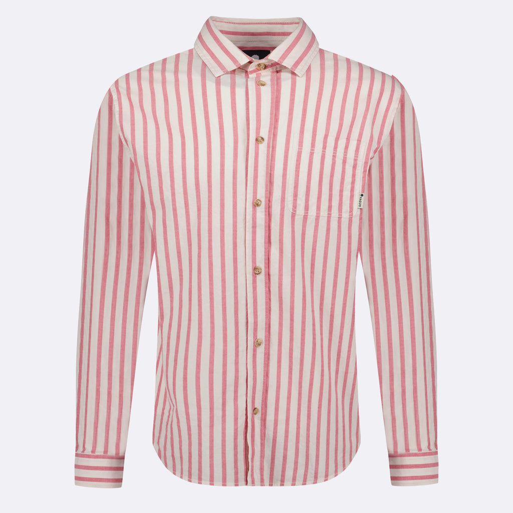 Chemise Rouge & Crème Signy - Homme
