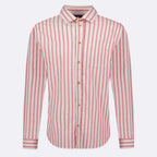 Chemise Rouge & Crème Signy - Homme
