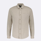 Chemise Beige Clair Chiné Signy - Homme