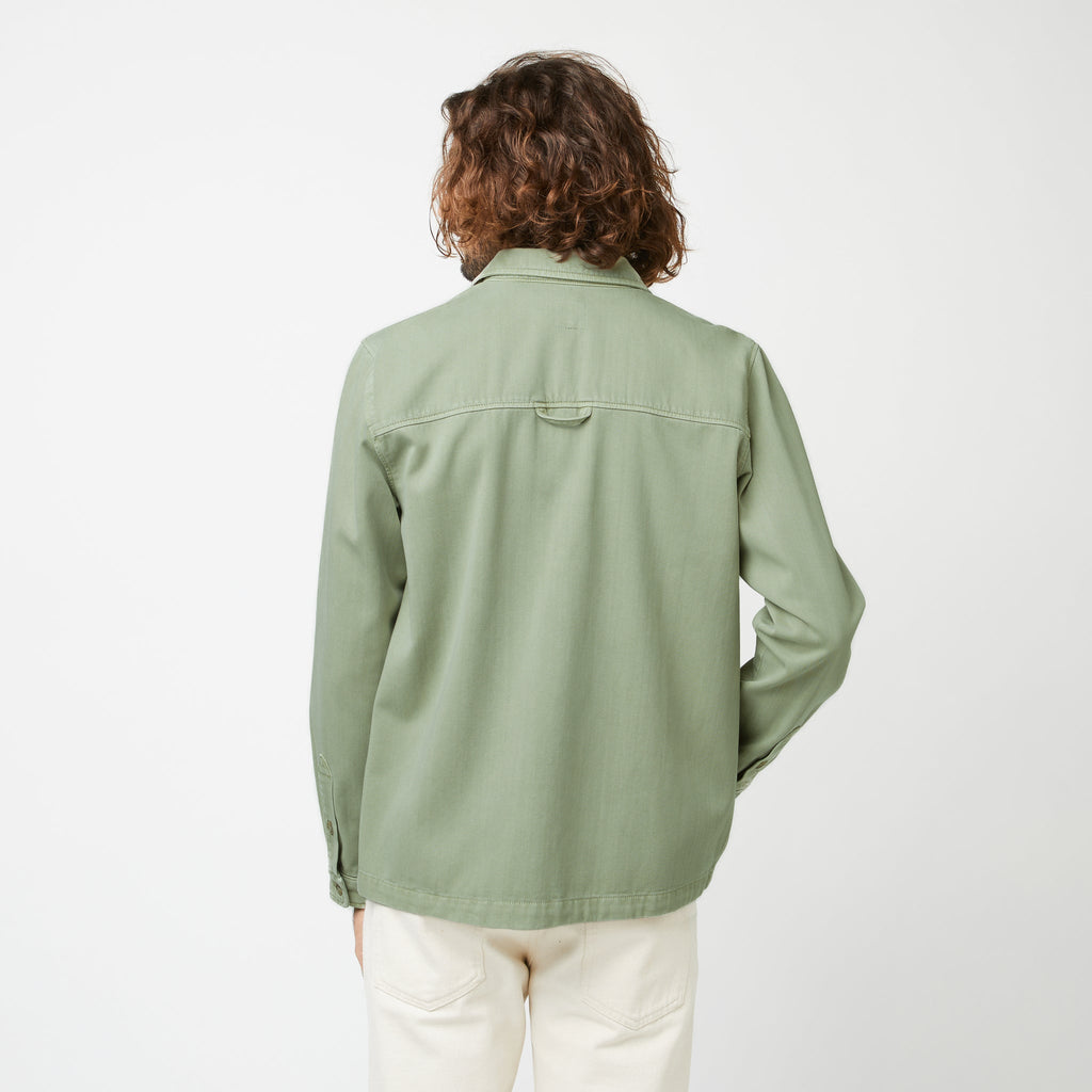 Sur-Chemise Kaki Clair Clemont - Homme