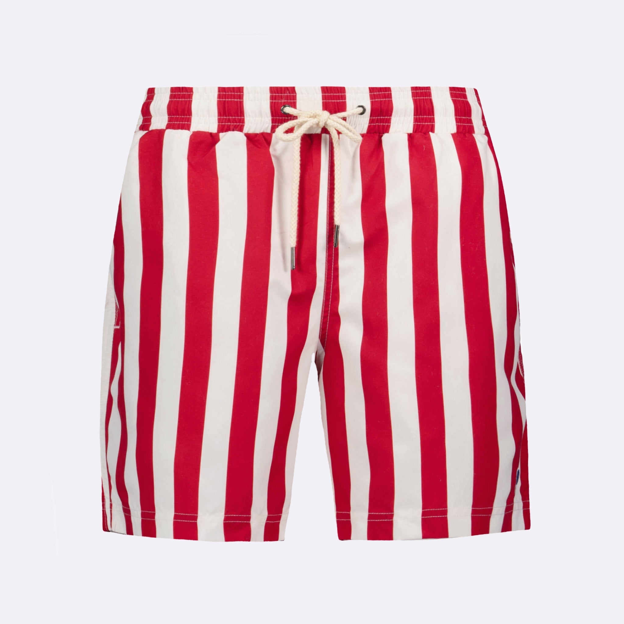 Maillot De Bain Rouge & Crème Mimizan - Homme