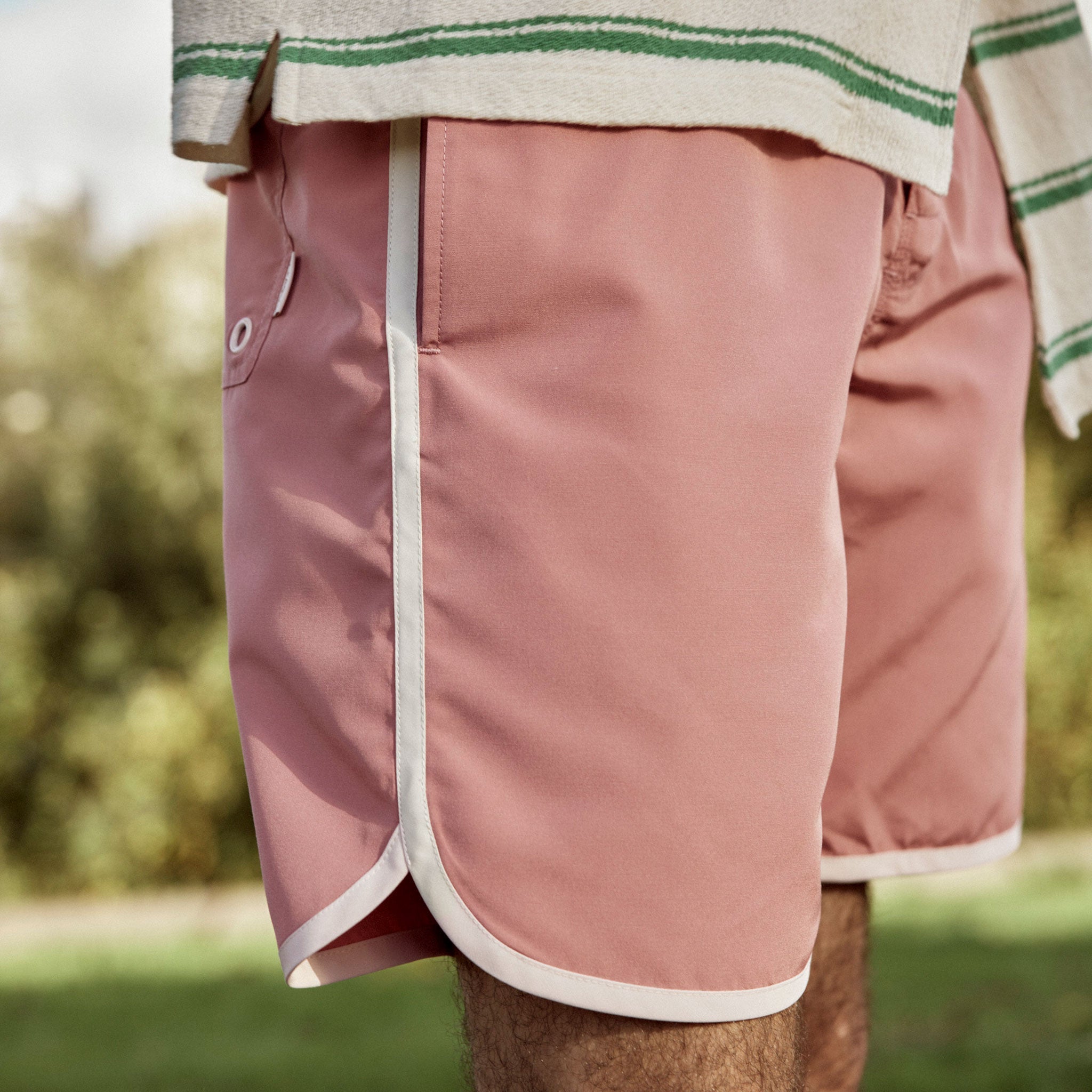 Maillot De Bain Rose Menton - Homme