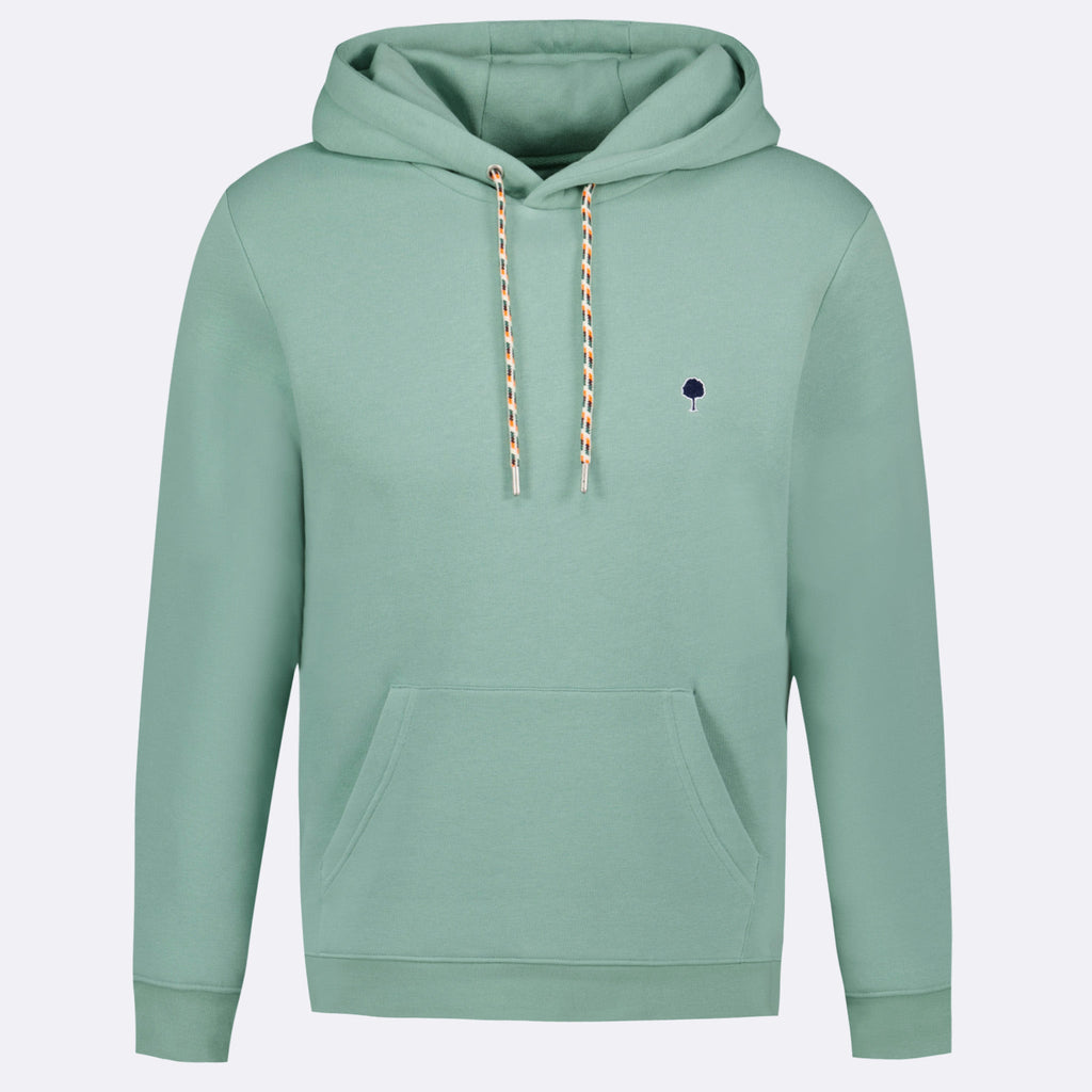 Sweat A Capuche Bleu-Vert Dirac - Homme