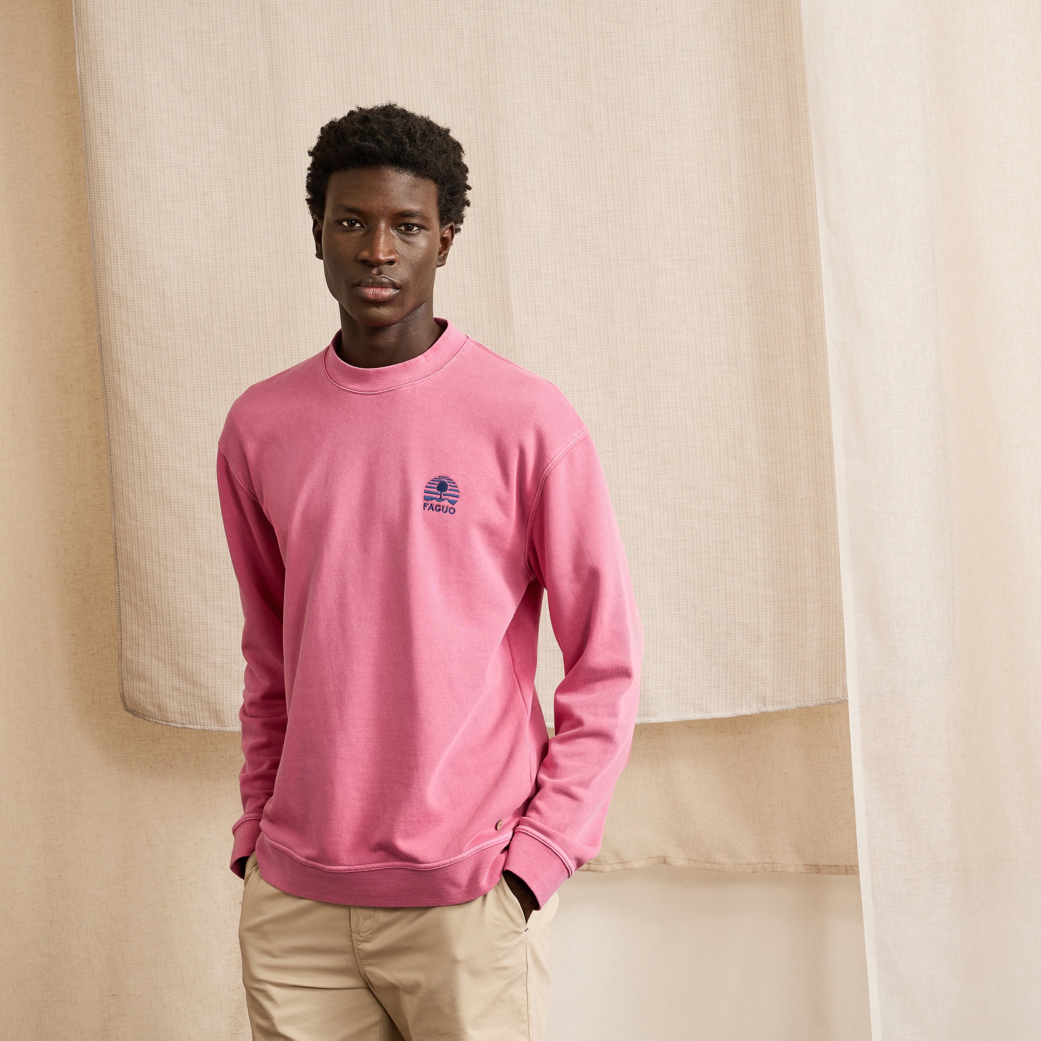 Sweat Rose Sweat Fango - Homme