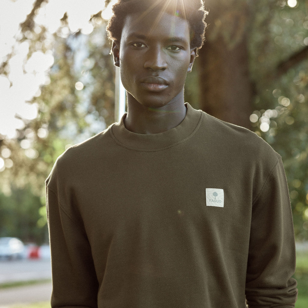 Sweat Marron Foncé Fango - Homme
