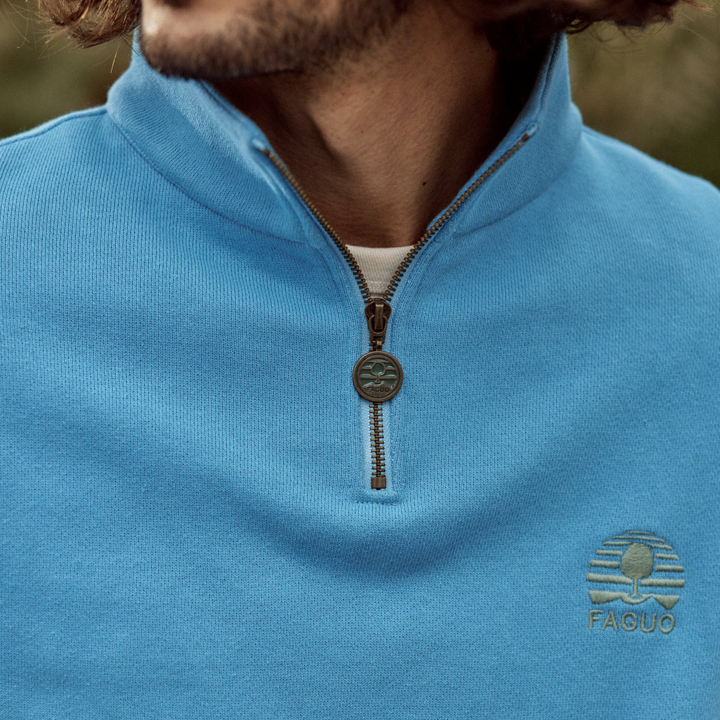 Sweat Bleu Azur Amboise - Homme