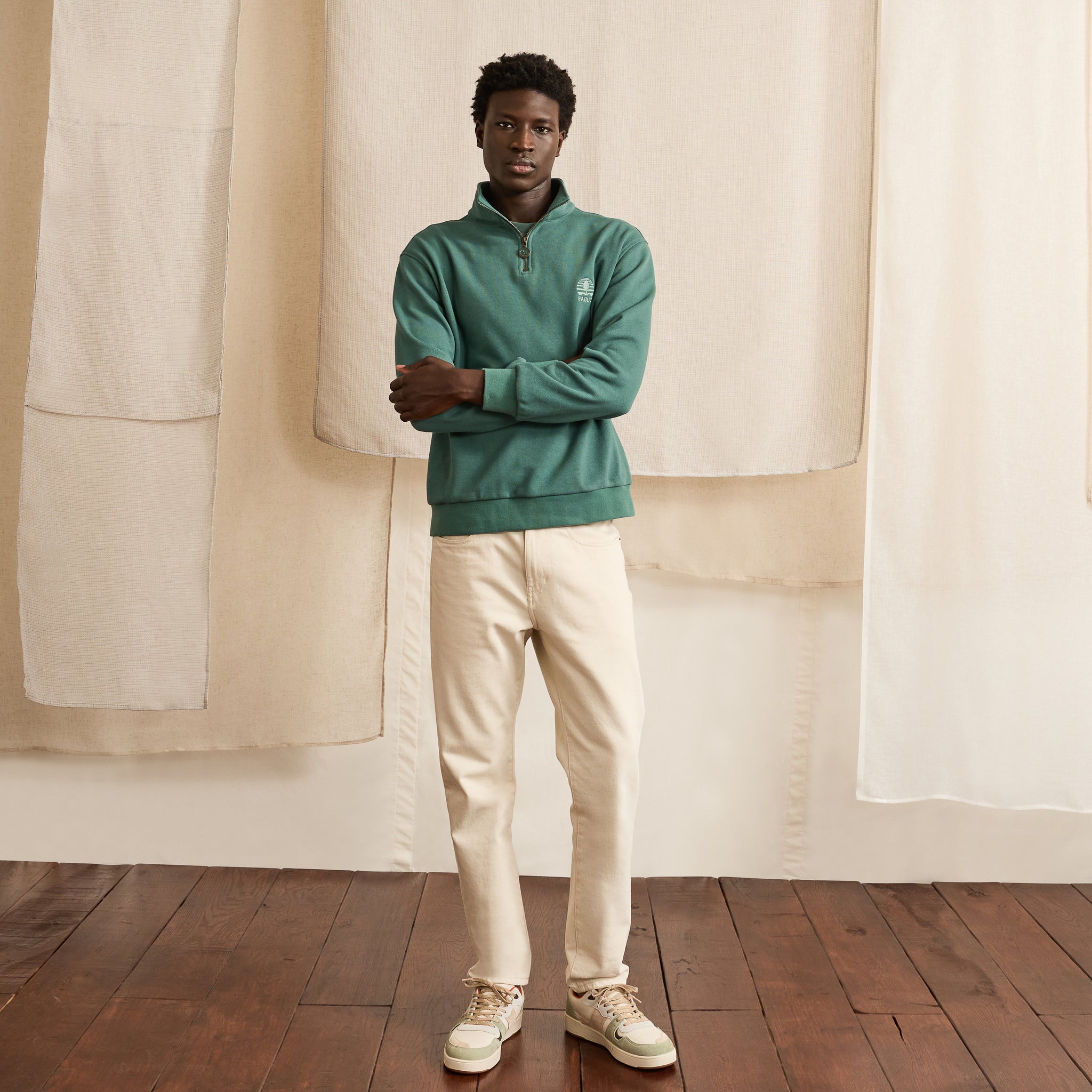 Sweat Vert Clair Amboise - Homme