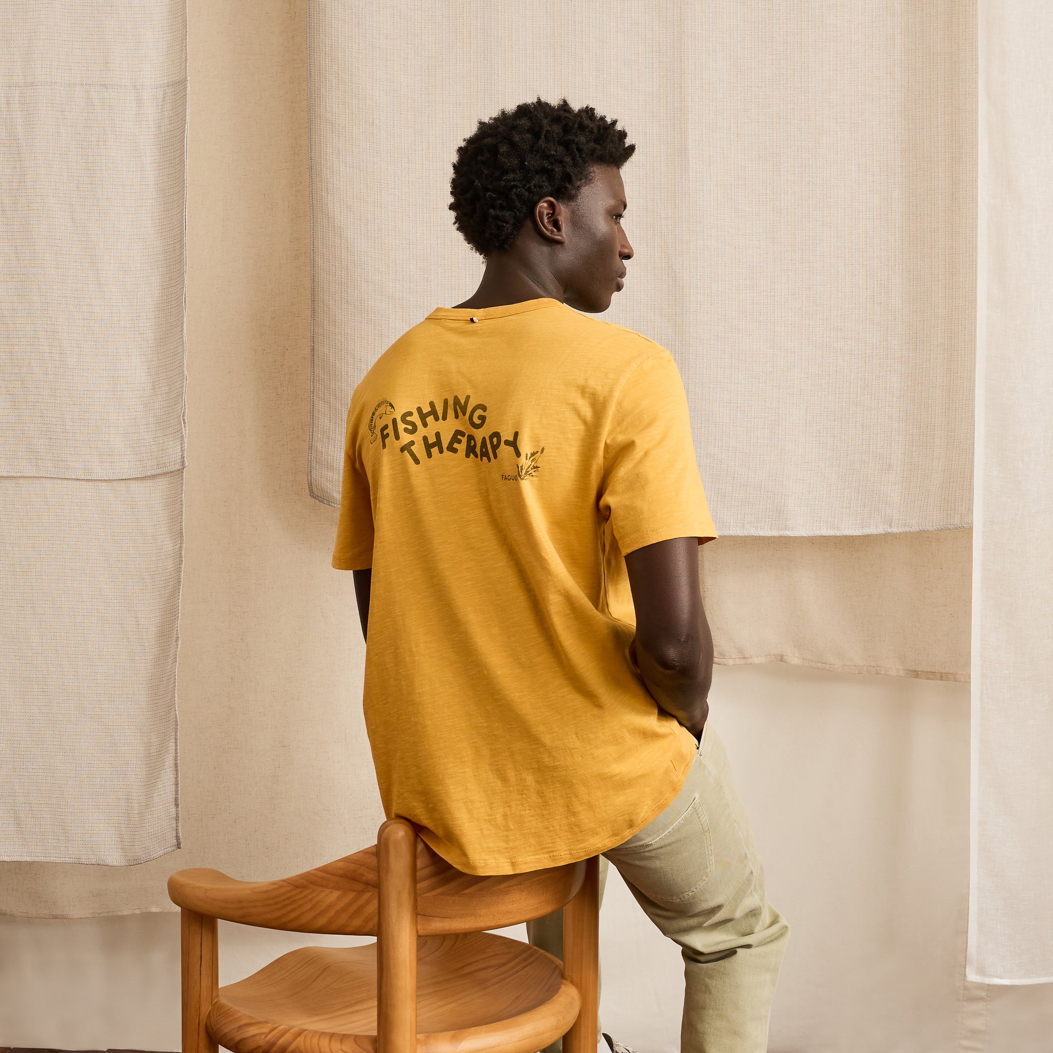 T-Shirt Ocre Retz - Homme