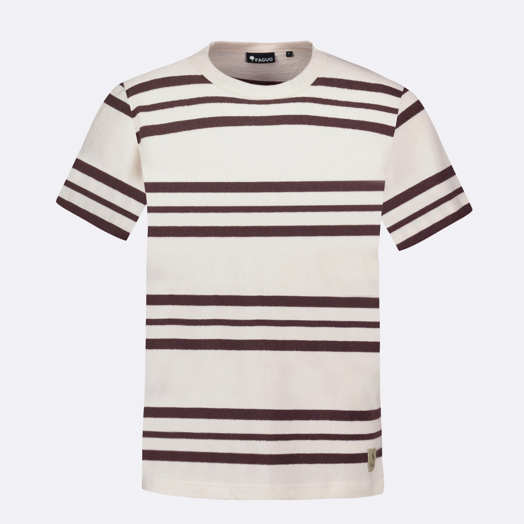 T-Shirt Écru & Marron Lugny - Homme