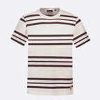 T-Shirt Écru & Marron Lugny - Homme