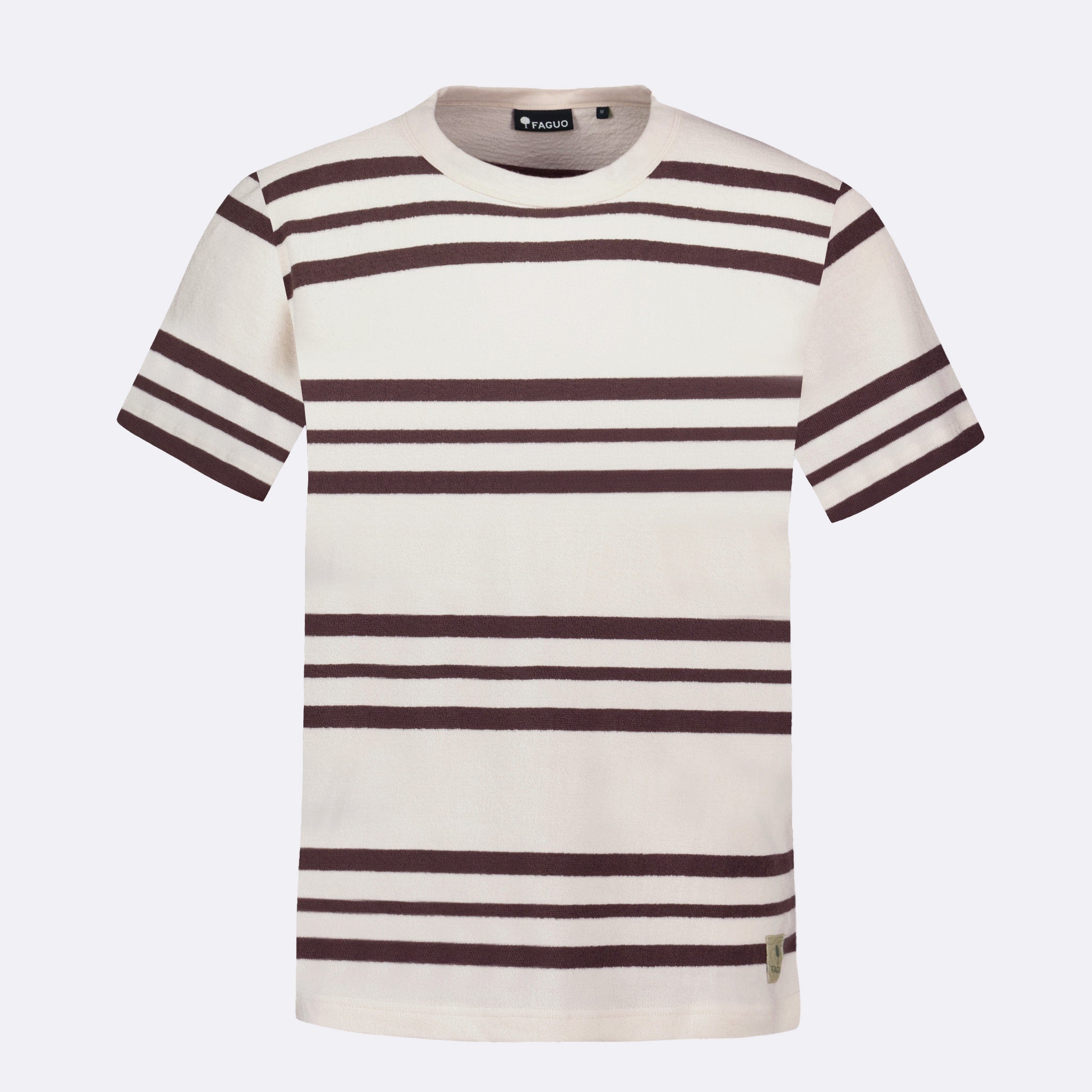 T-Shirt Écru & Marron Lugny - Homme