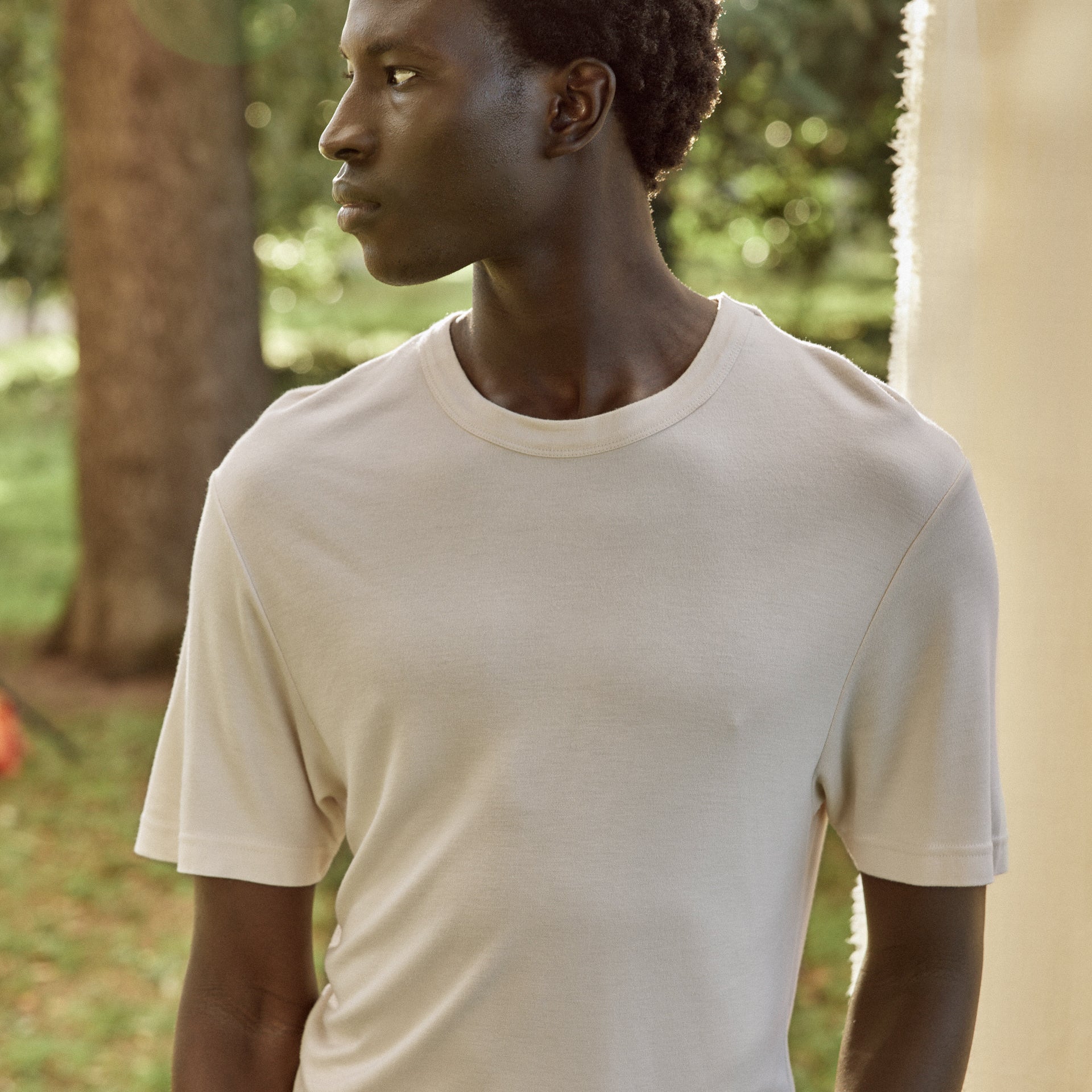 T-Shirt Écru Lugny - Homme