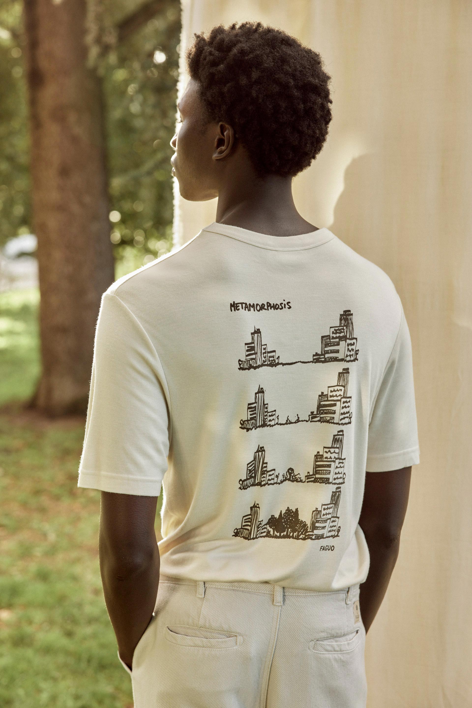 T-Shirt Écru Lugny - Homme