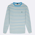T-Shirt Blanc & Bleu Ciel Aubrac - Homme