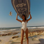 Matelas Surf Gonflable I Love Sun Adulte - Bleu