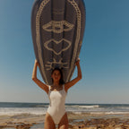 Matelas Surf Gonflable I Love Sun Adulte - Bleu