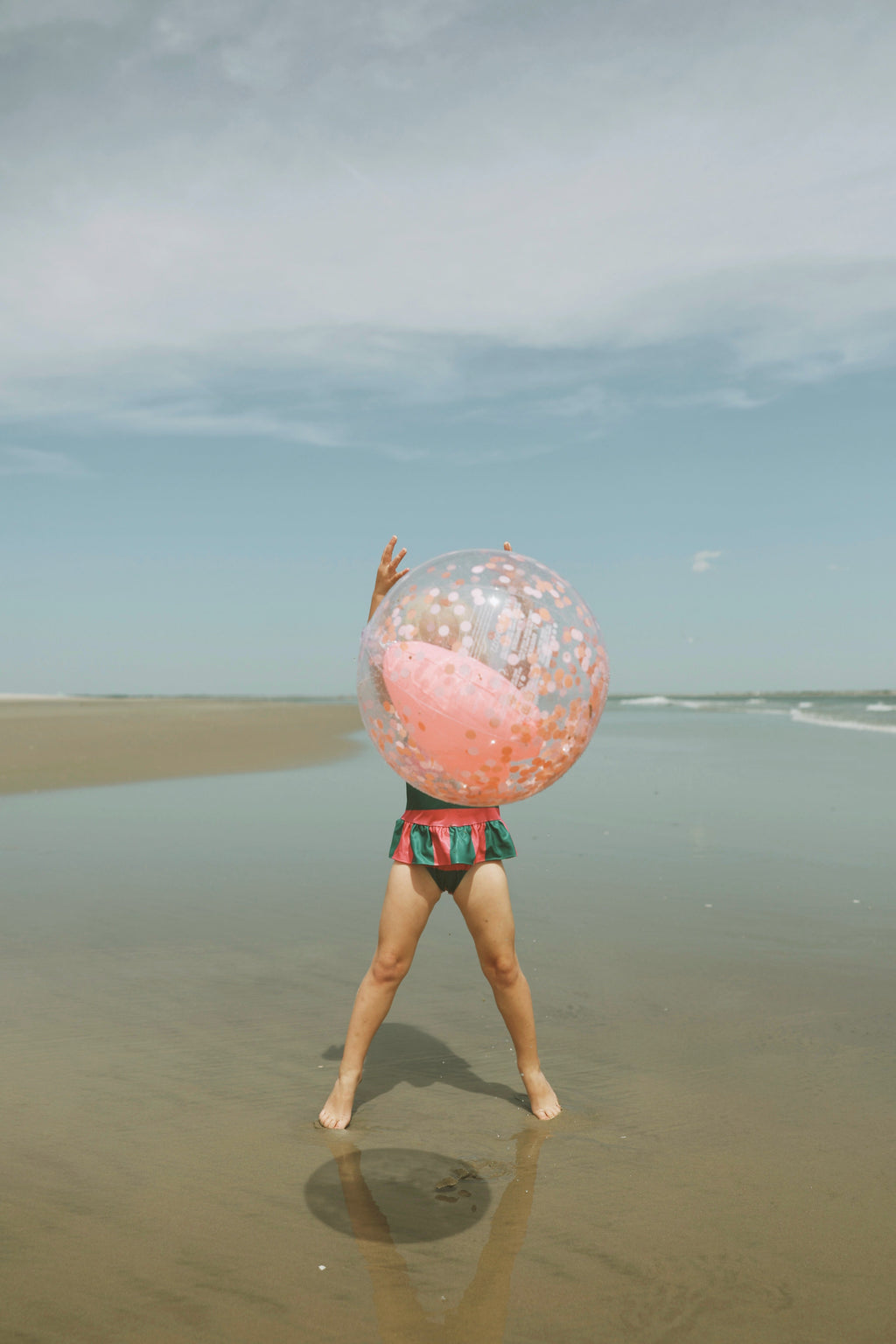 Ballon De Plage Gonflable 3D - Cœur
