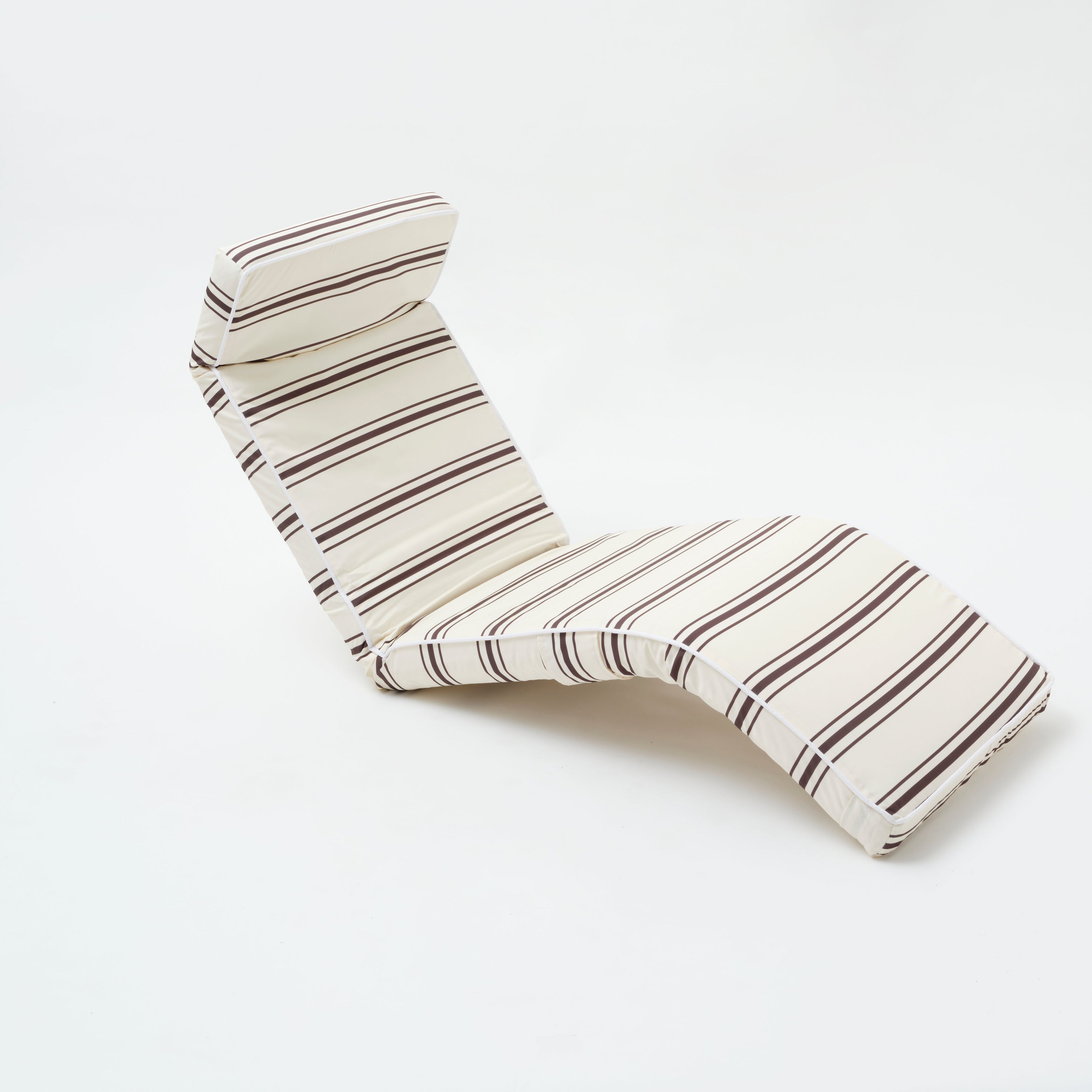 Fauteuil Lounge - Rayures Anthracite