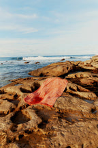 Serviette De Plage Coral - Terracotta