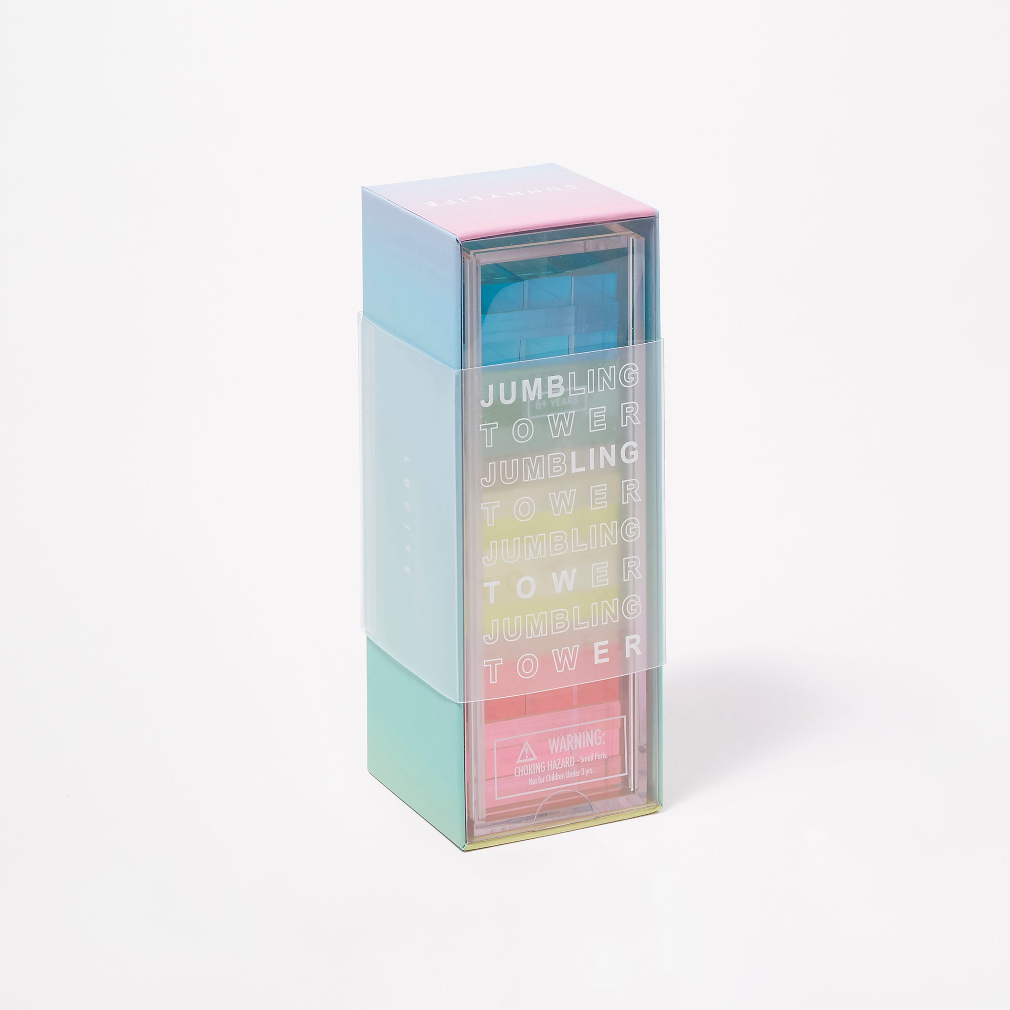 Jeu Mini Jumbling Tower Crystal Lucite - Multicolore
